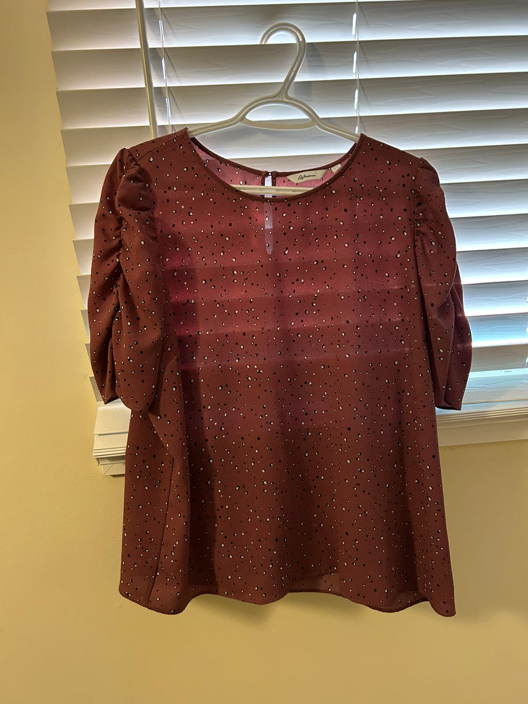 Polonova Burgundy Blouse