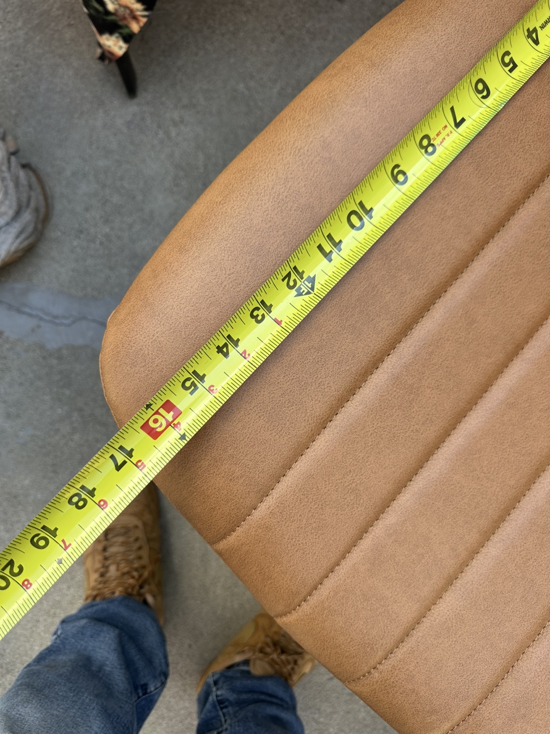 Tan Office Chair - 26" Width, 34" Height - photo 3