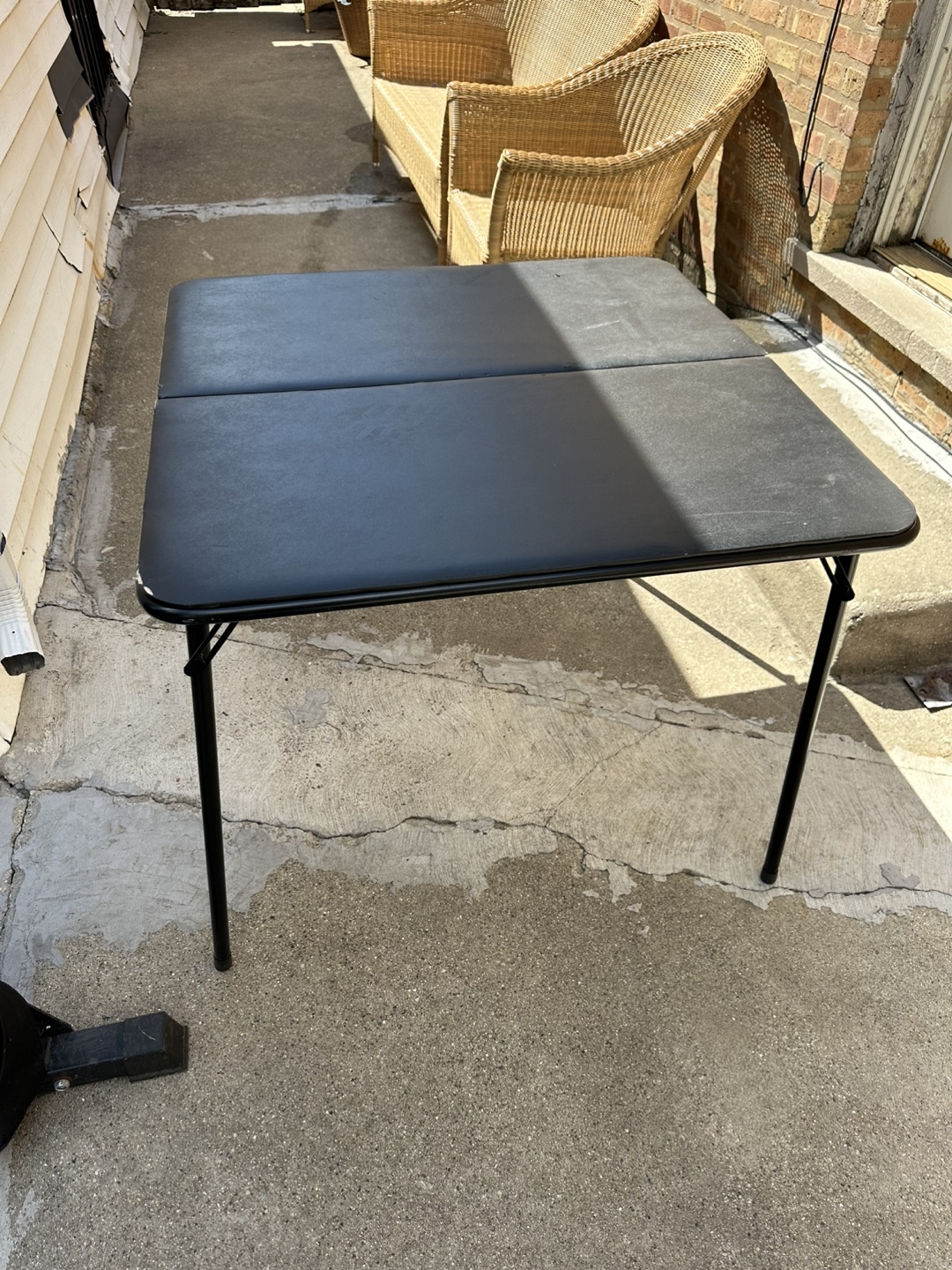 Folding Table - Black - 34" x 34" - photo 2