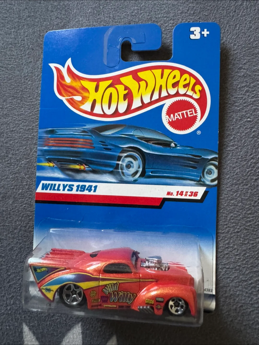 Hot Wheels Willys 1941 No. 14/36 thumbnail