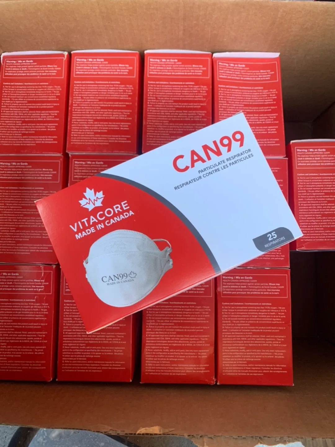 Vitacore CAN99 Particulate Respirator - 25 Masks thumbnail