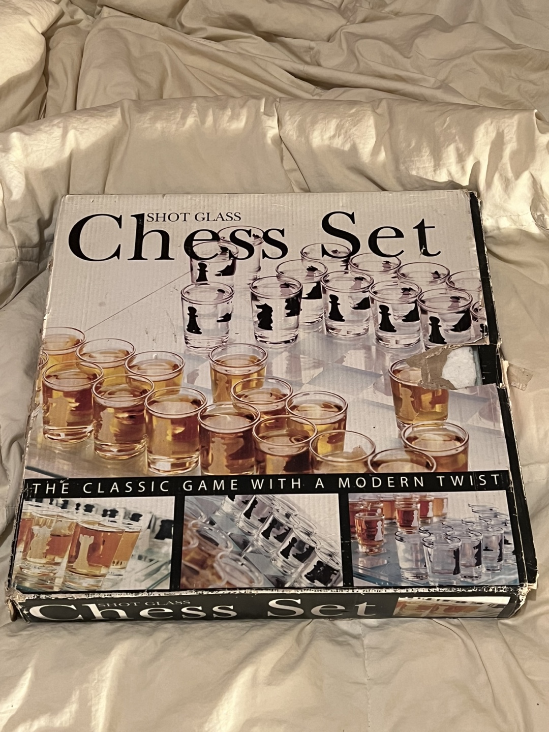 Shot Glass Chess Set - Classic Game with a Twist