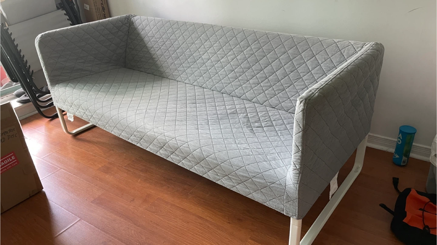 IKEA KNOPPARP 3-seater Sofa - Grey
