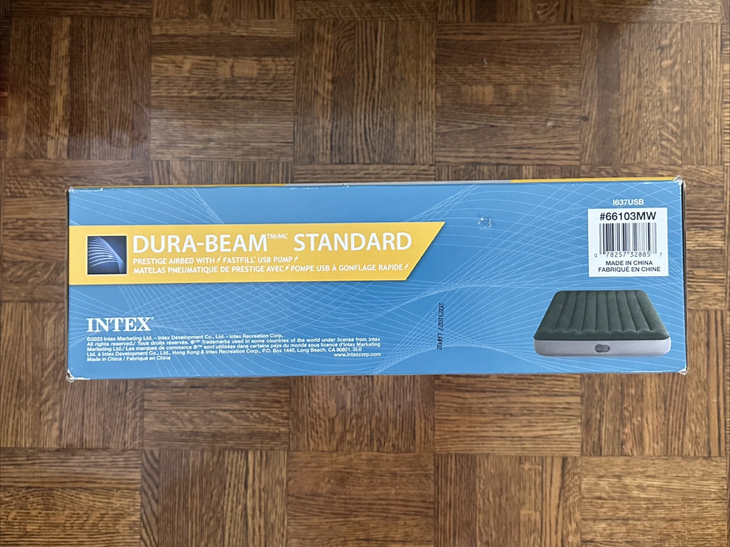 *Never Opened* Intex Dura-Beam Standard Queen Air Mattress - photo 2