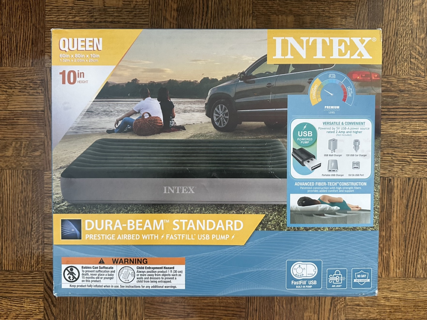 *Never Opened* Intex Dura-Beam Standard Queen Air Mattress