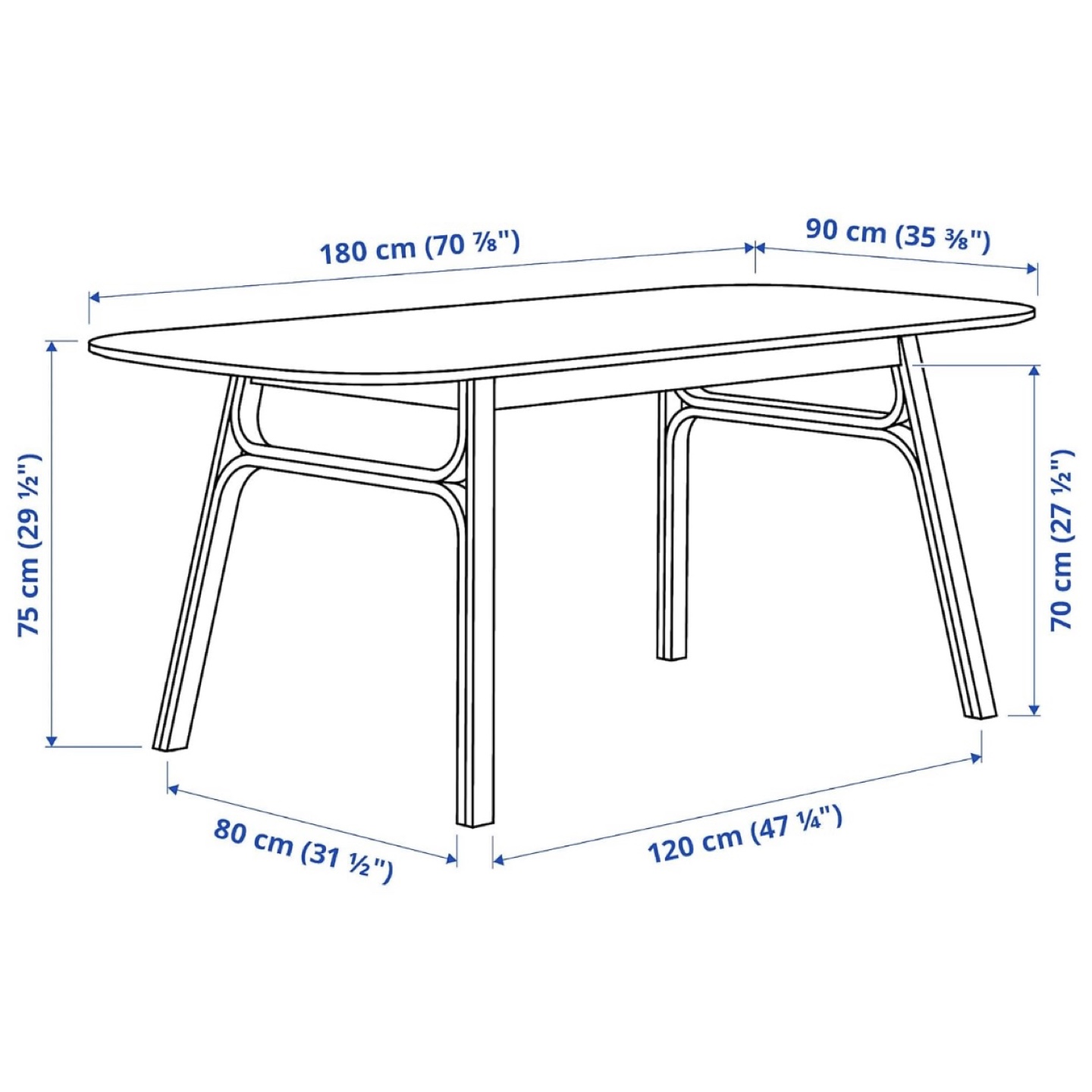 IKEA VOXLÖV Dining Table - photo 3