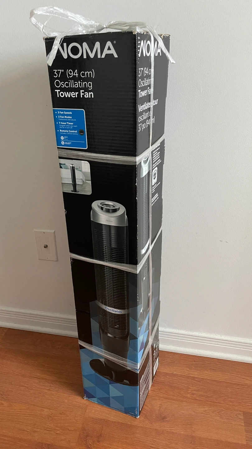 NOMA 37" Oscillating Tower Fan - photo 2