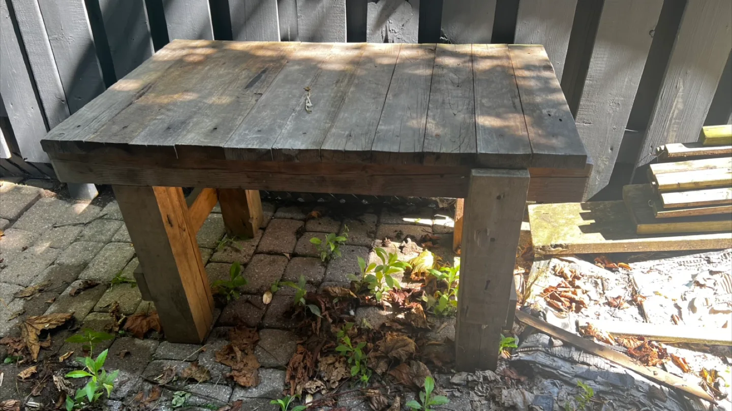 Rustic Wooden Table thumbnail