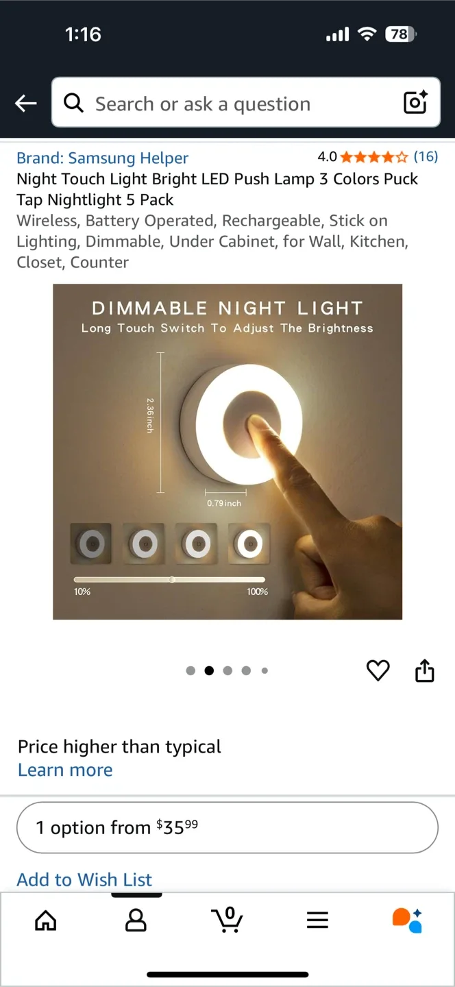 Samsung Helper LED Puck Lights 10ea image indicator(3)