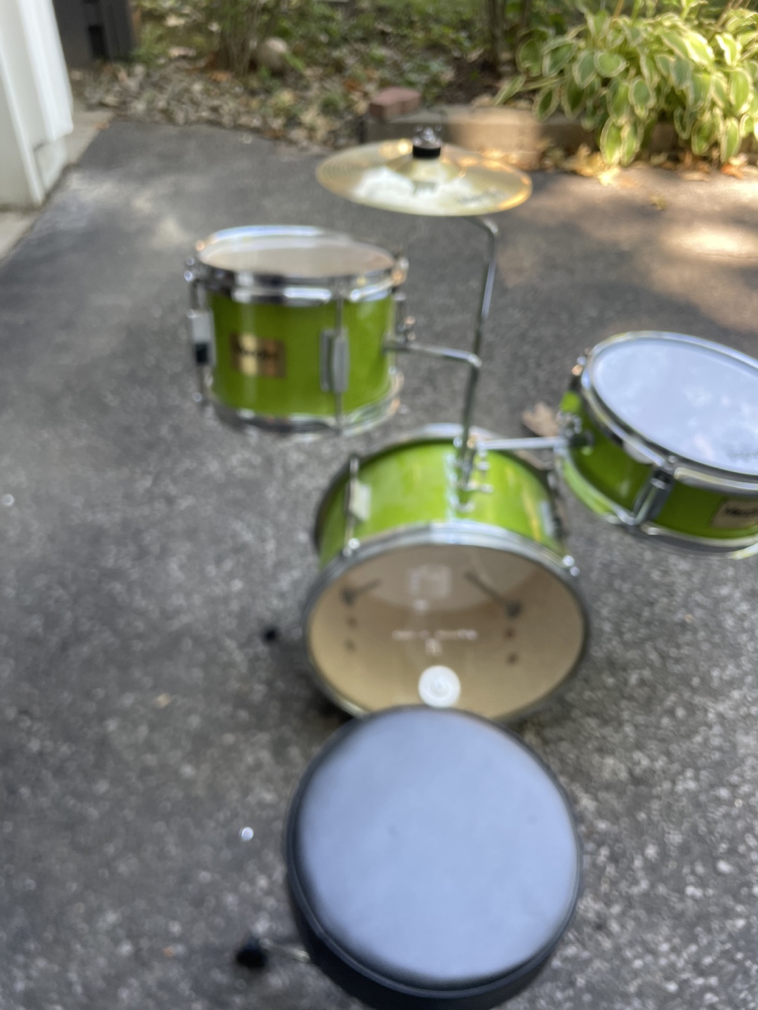 Mendini Kids Drum Set - Green - photo 2