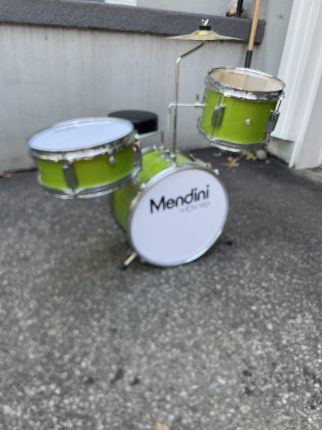 Mendini Kids Drum Set - Green