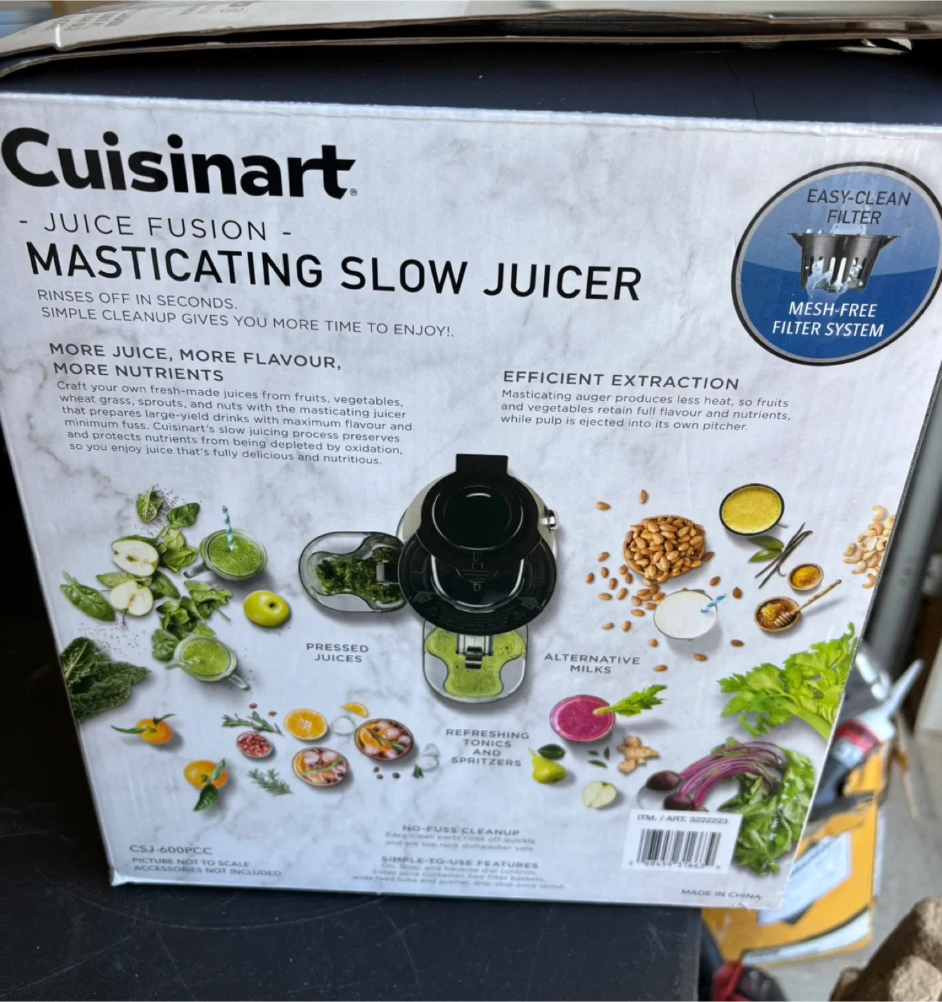 Cuisinart Juice Fusion Masticating Slow Juicer image indicator(9)