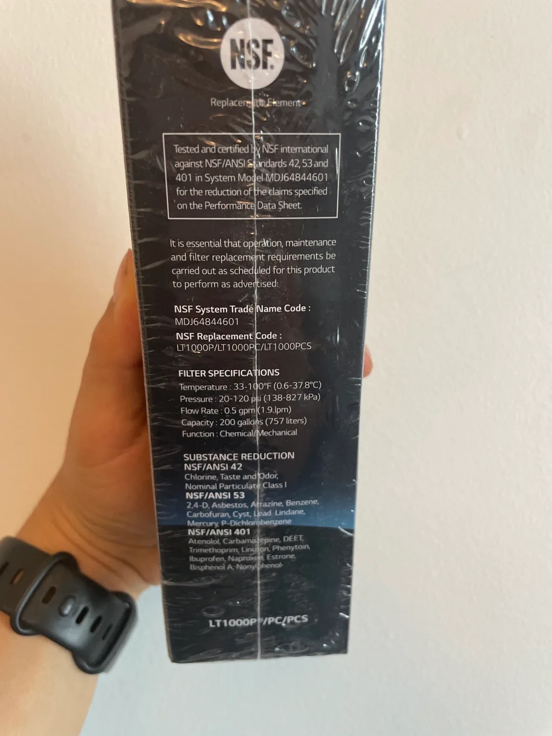 LG LT1000P Refrigerator Water Filter - NEW image indicator(2)