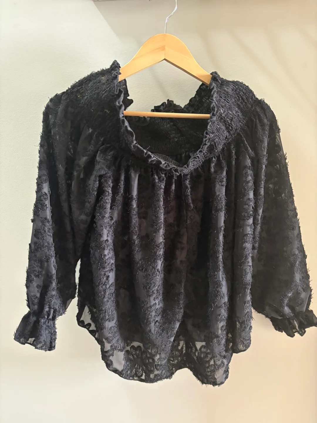 Shein Curve Black Blouse - OXL thumbnail