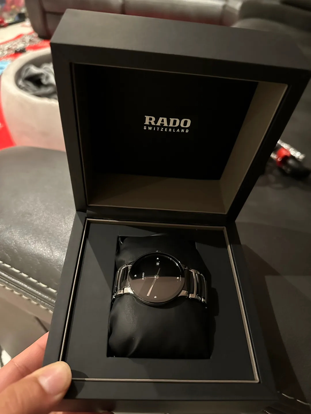Rado Centrix Watch - Black Unisex image indicator(2)