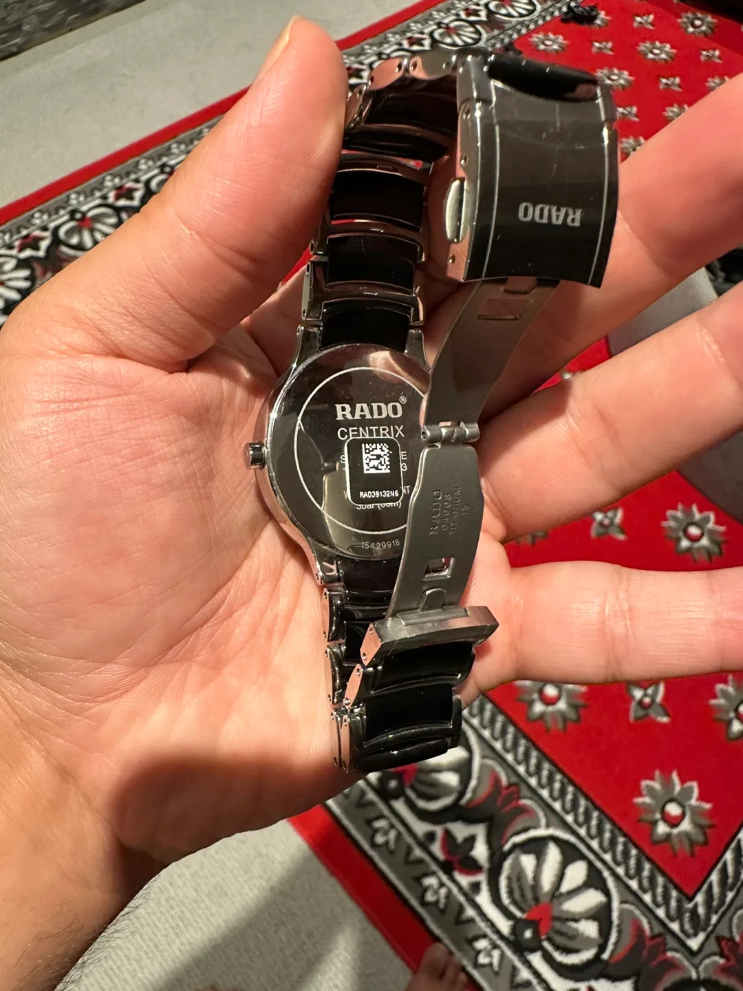 Rado Centrix Watch - Black Unisex image indicator(3)