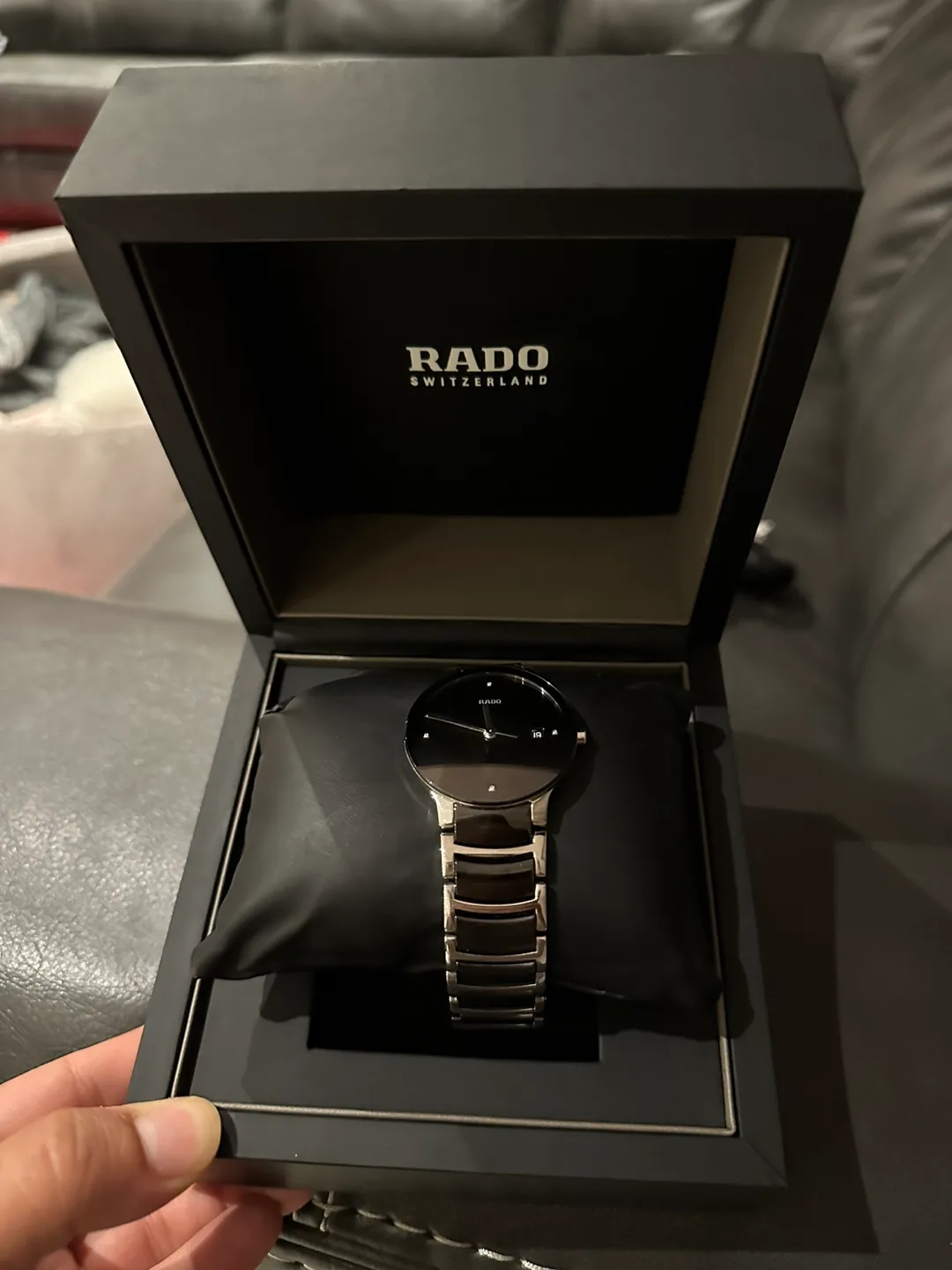 Rado Centrix Watch - Black Unisex image indicator(4)