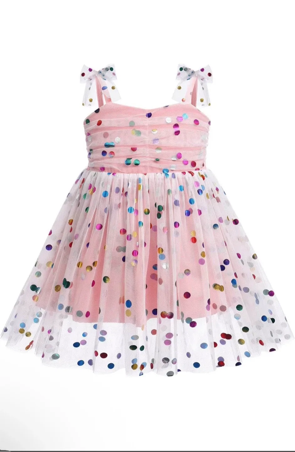 Pink Confetti Tulle Dress image indicator(3)