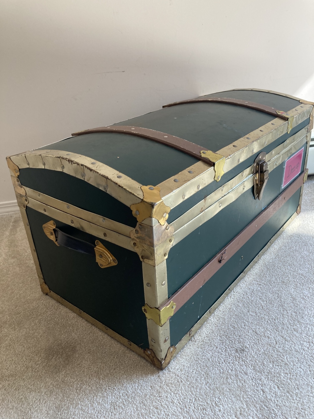 Metal chest/trunk - photo 2