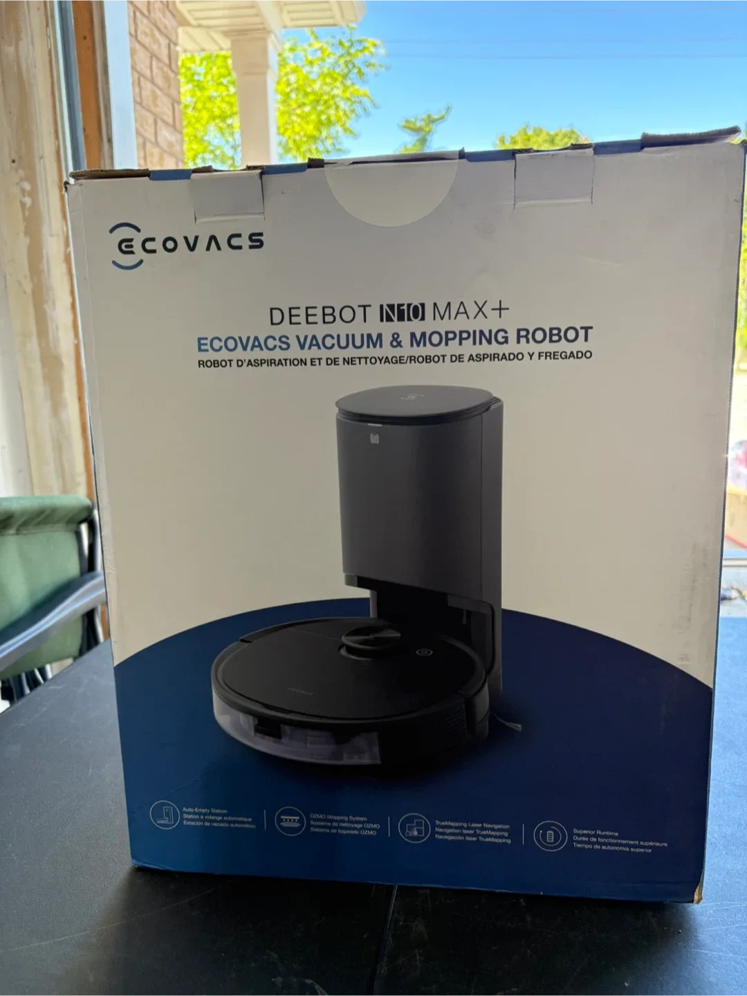 Ecovacs Deebot N10 Max+ Vacuum & Mopping Robot - New thumbnail