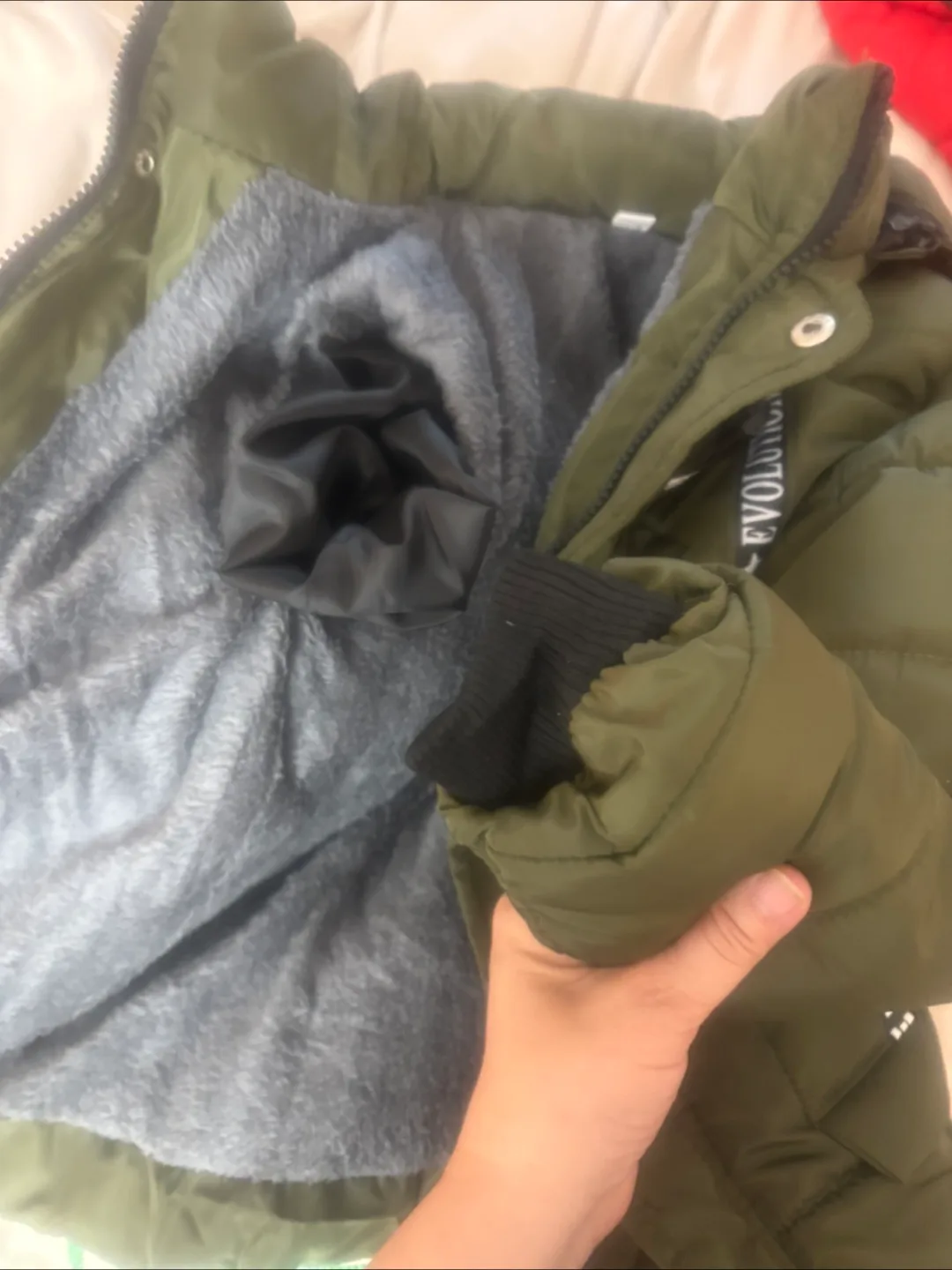 New Olive Green Puffer Jacket image indicator(5)