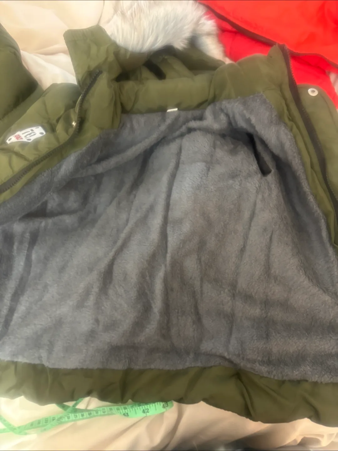New Olive Green Puffer Jacket image indicator(6)