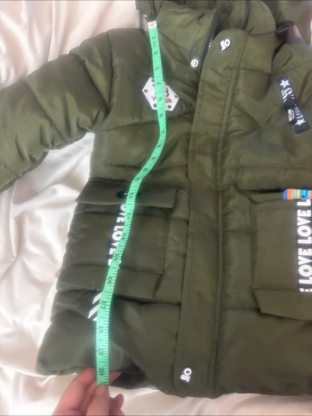 New Olive Green Puffer Jacket image indicator(3)