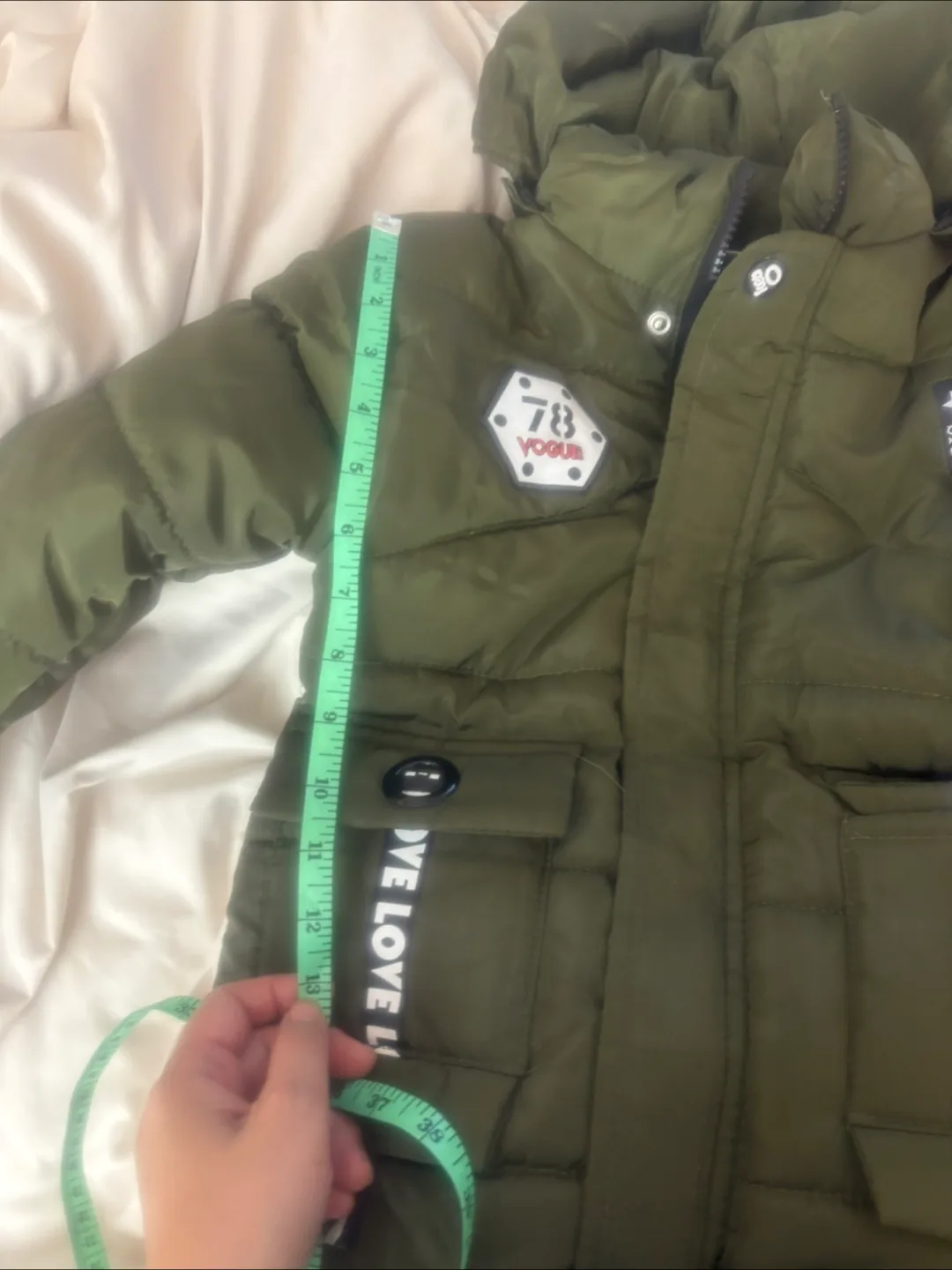 New Olive Green Puffer Jacket image indicator(2)