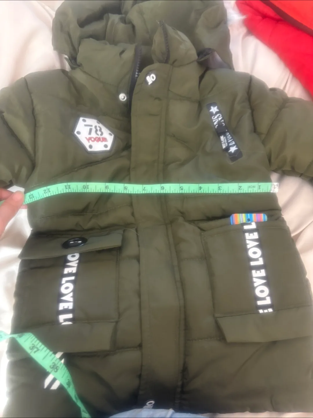 New Olive Green Puffer Jacket image indicator(4)