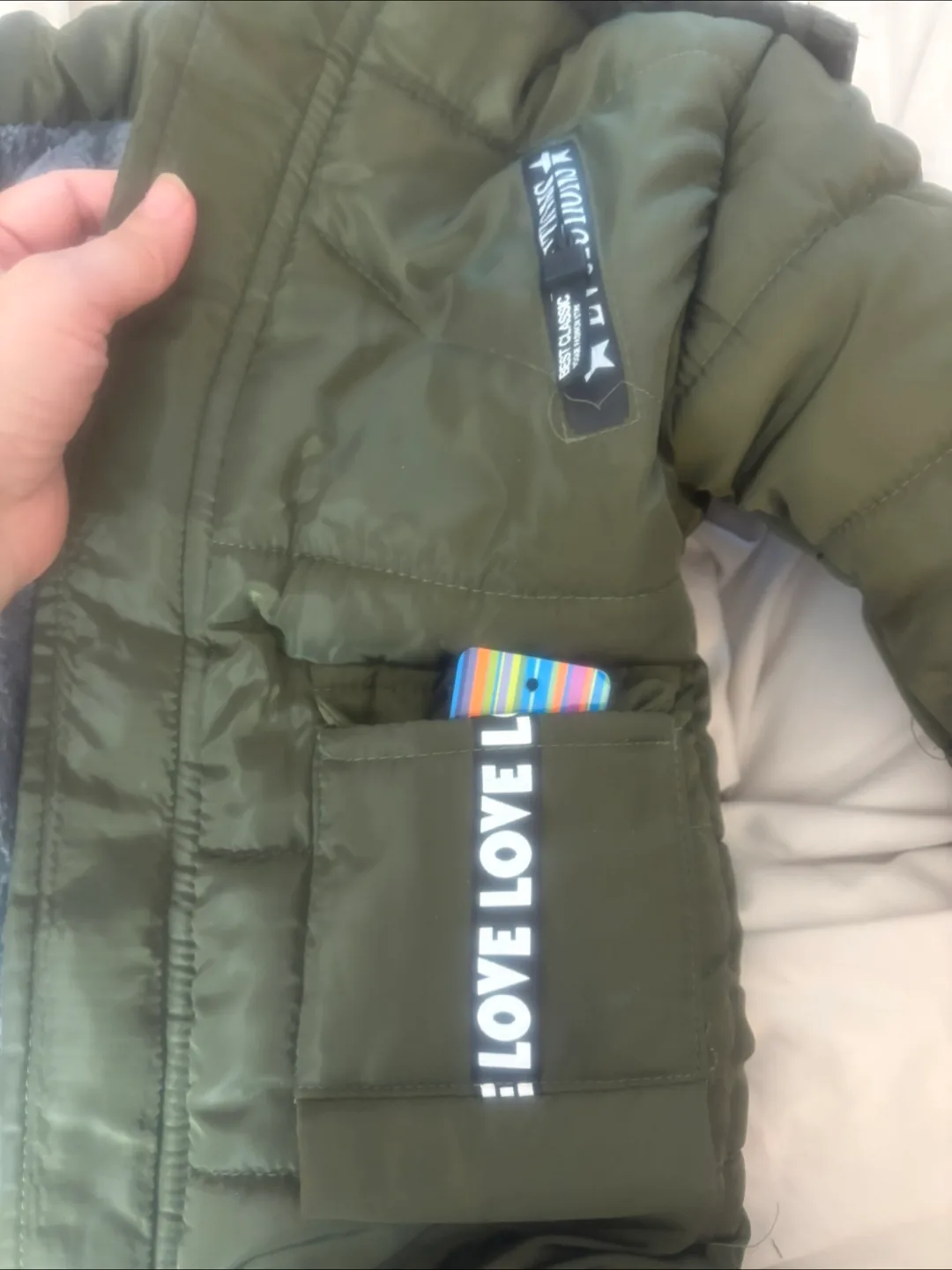 New Olive Green Puffer Jacket image indicator(8)