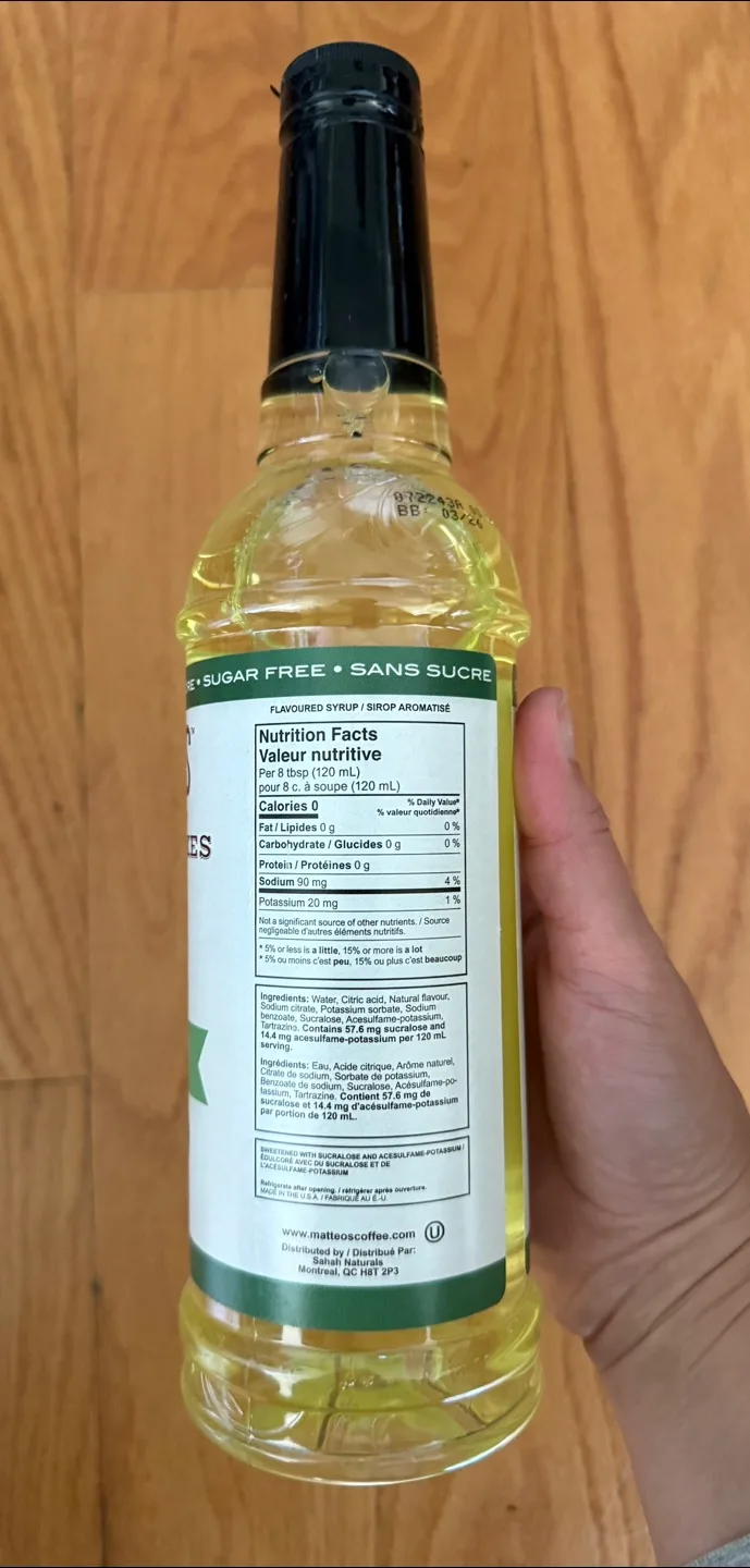 Matteo's Sugar Free Thin Margarita Cocktail Mix image indicator(5)