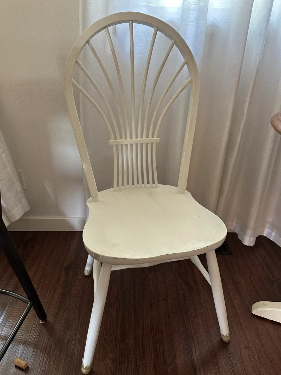 Round Wooden Dining Table with Two Chairs and Cushions image indicator(8)