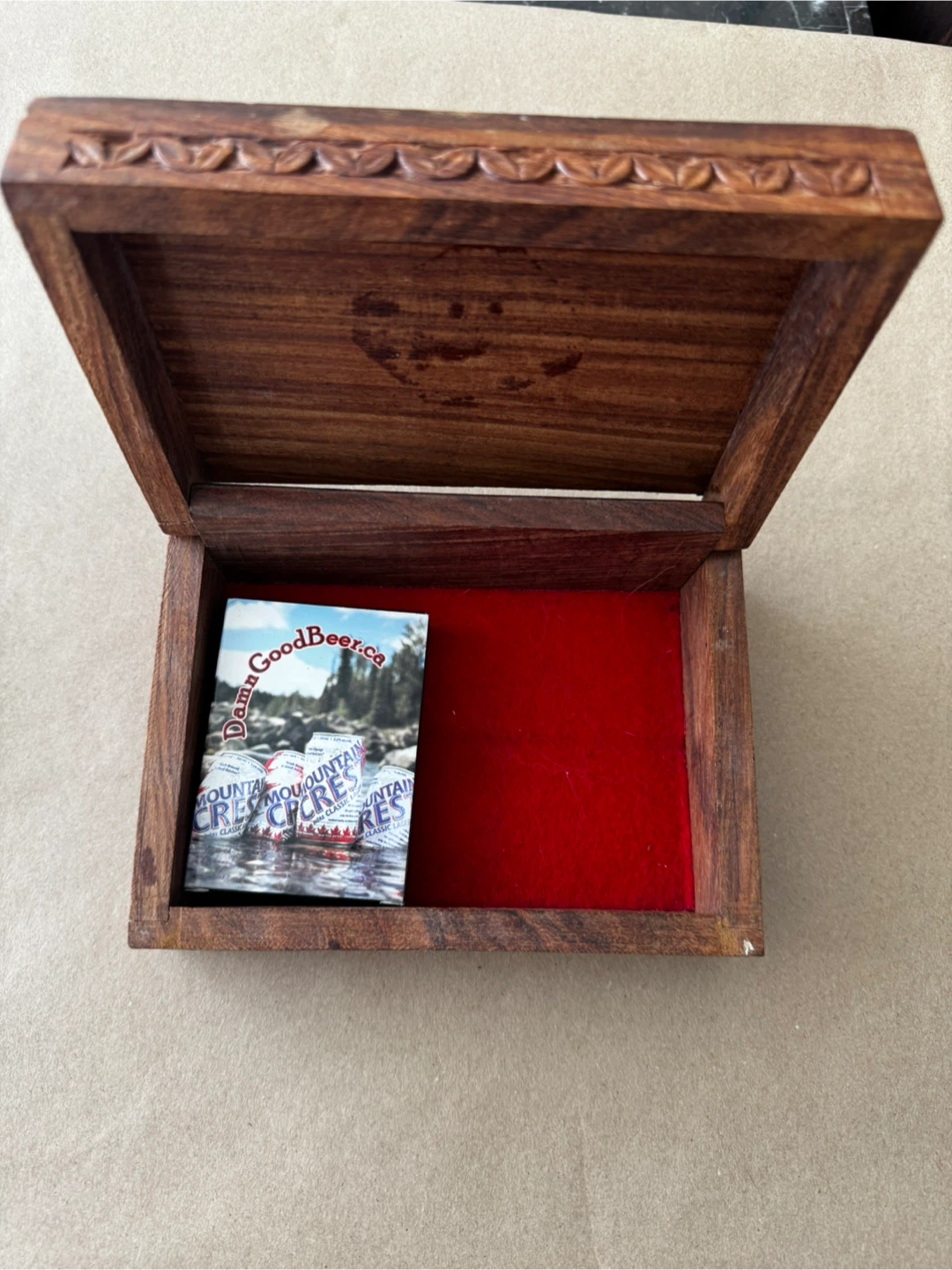 Carved Wooden Box - photo 4