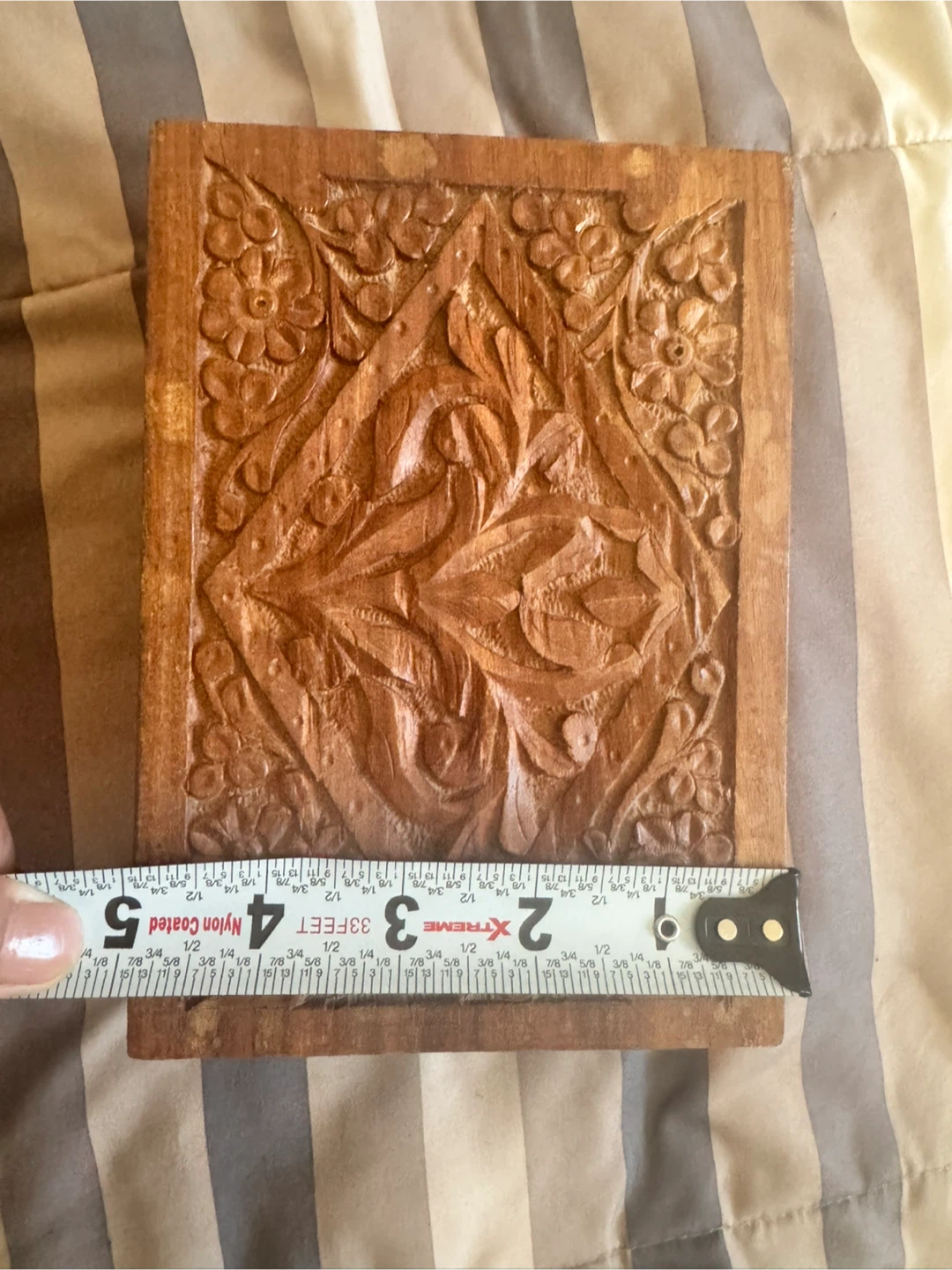 Carved Wooden Box