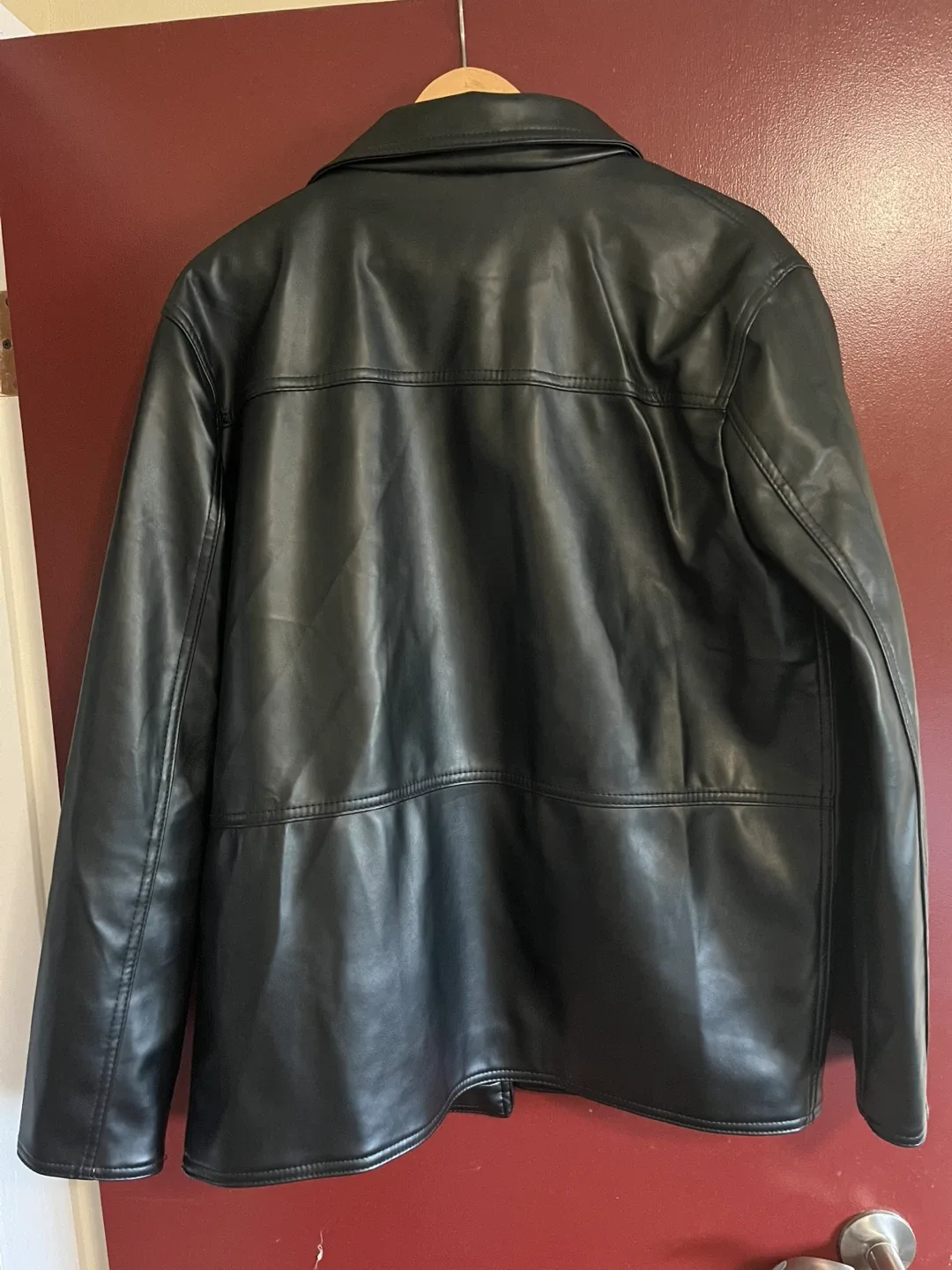 Armani Leather Jacket in Lambskin Nappa Leather image indicator(2)