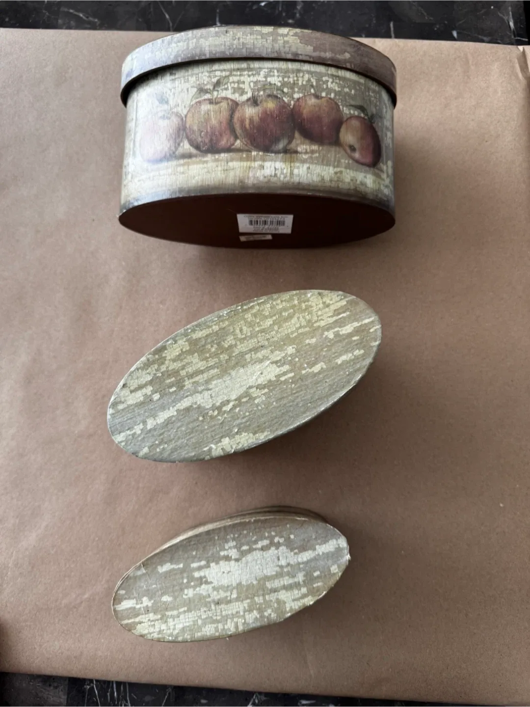 Decorative Apple Nesting Boxes - Set of 3 image indicator(6)