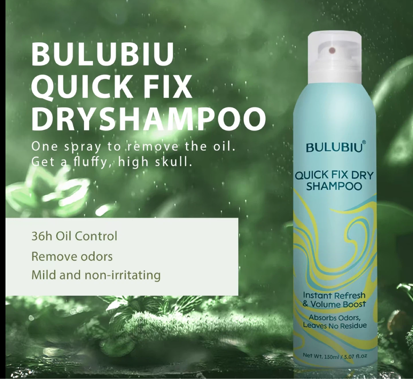 Bulubiu Quick Fix Dry Shampoo - New!
