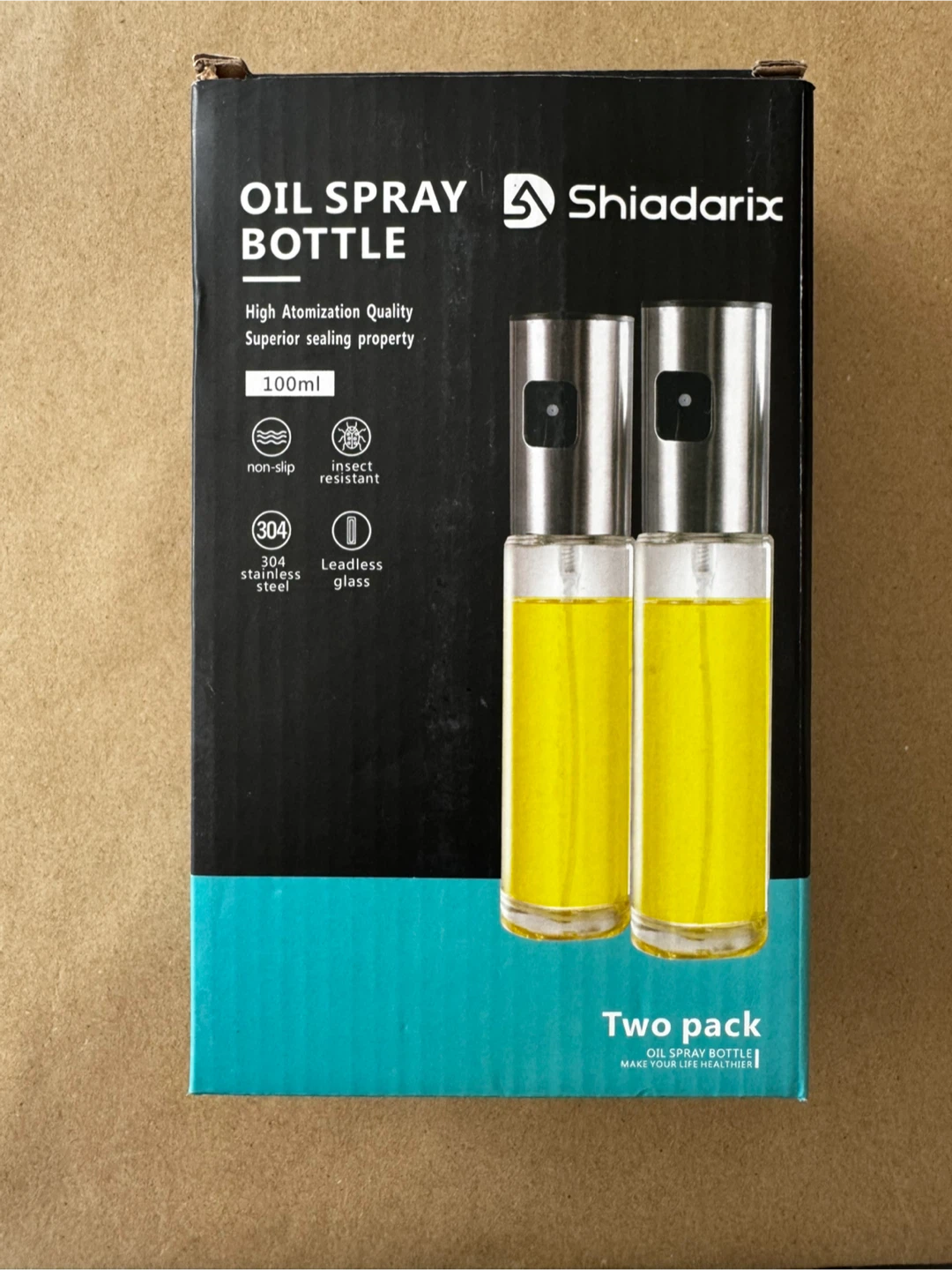 Shiadarix Oil Spray Bottle - Two Pack - photo 2