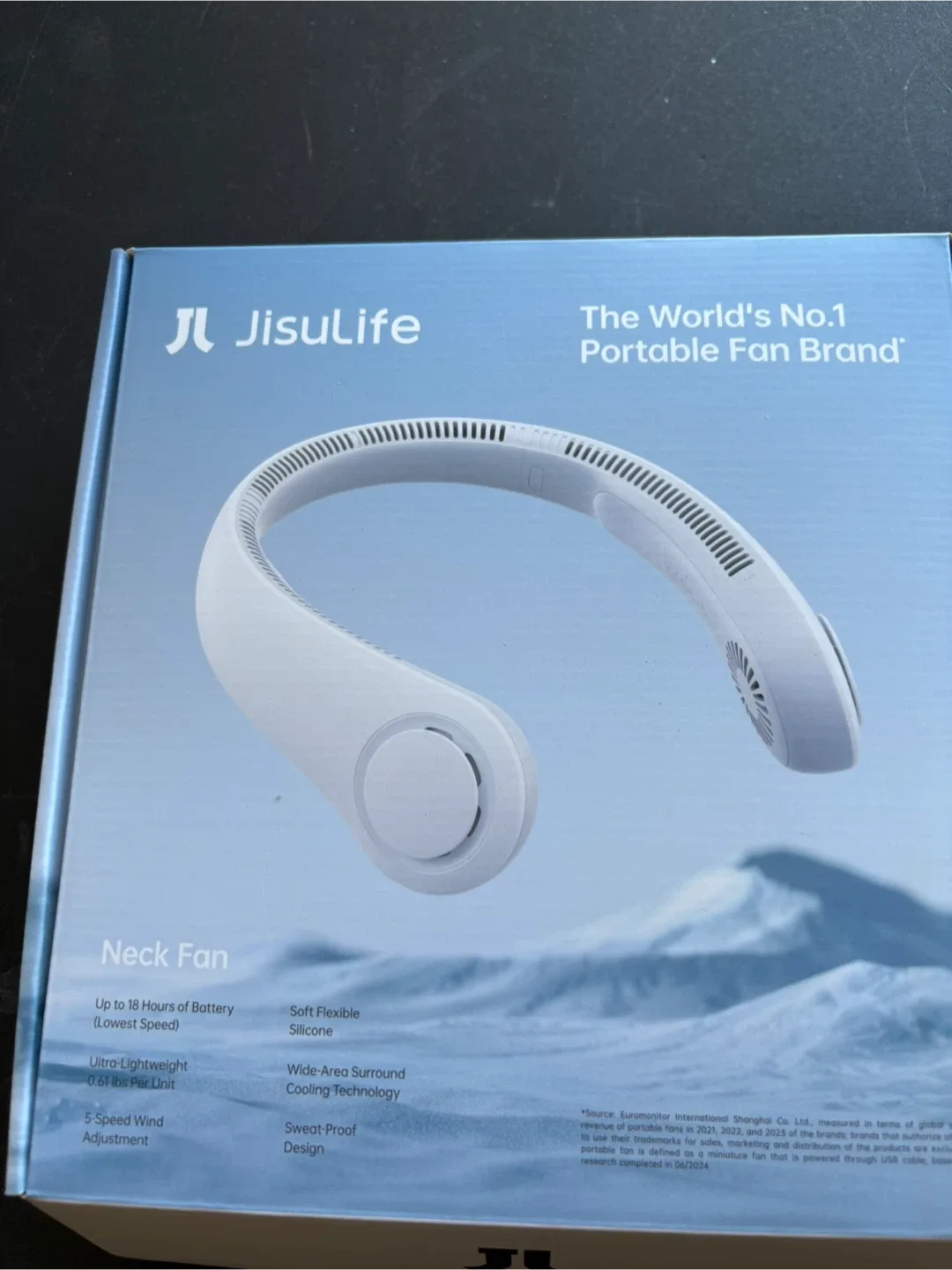 Jisulife FA14-S Rechargeable Neck Fan image indicator(4)