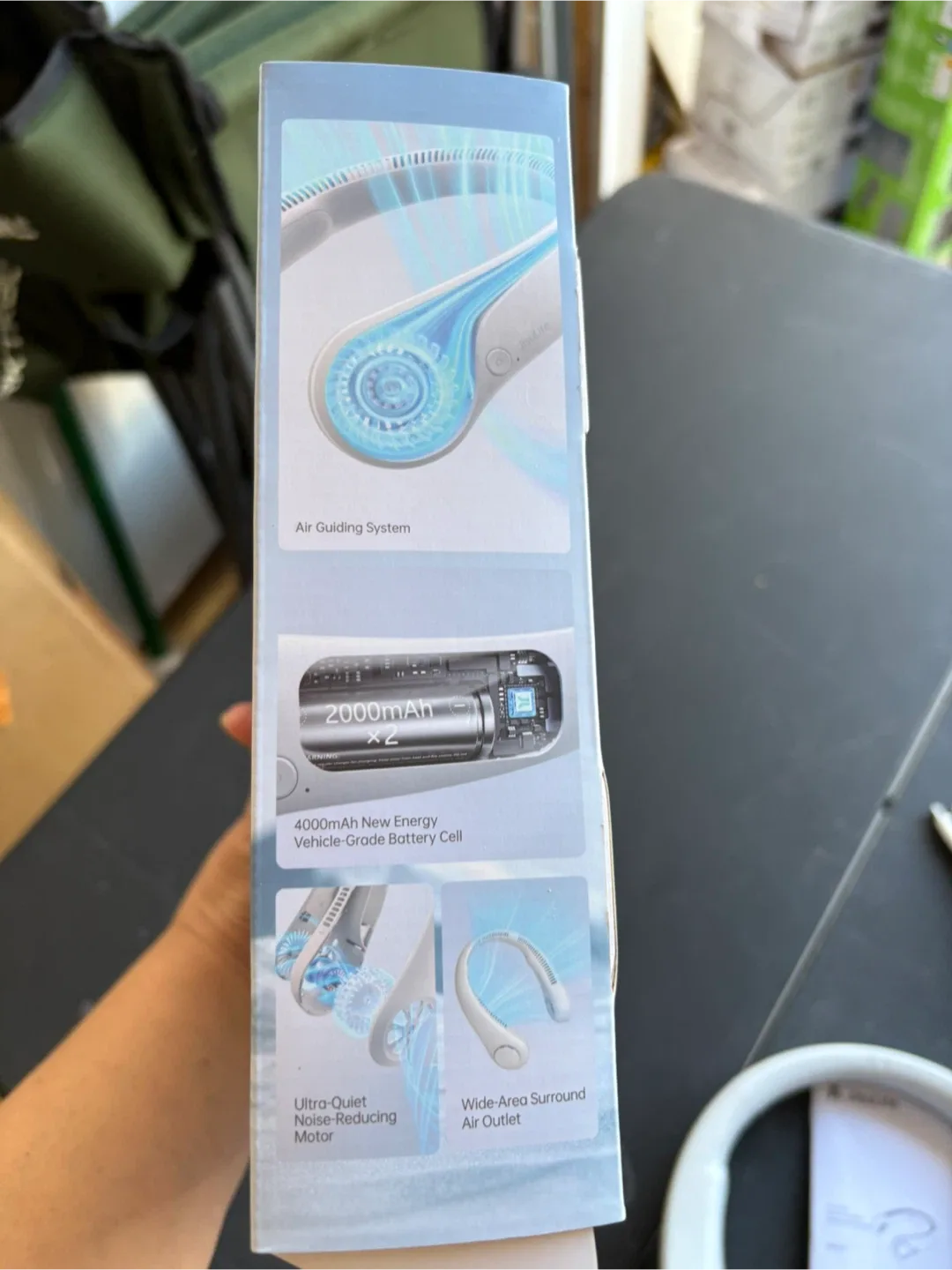 Jisulife FA14-S Rechargeable Neck Fan image indicator(6)