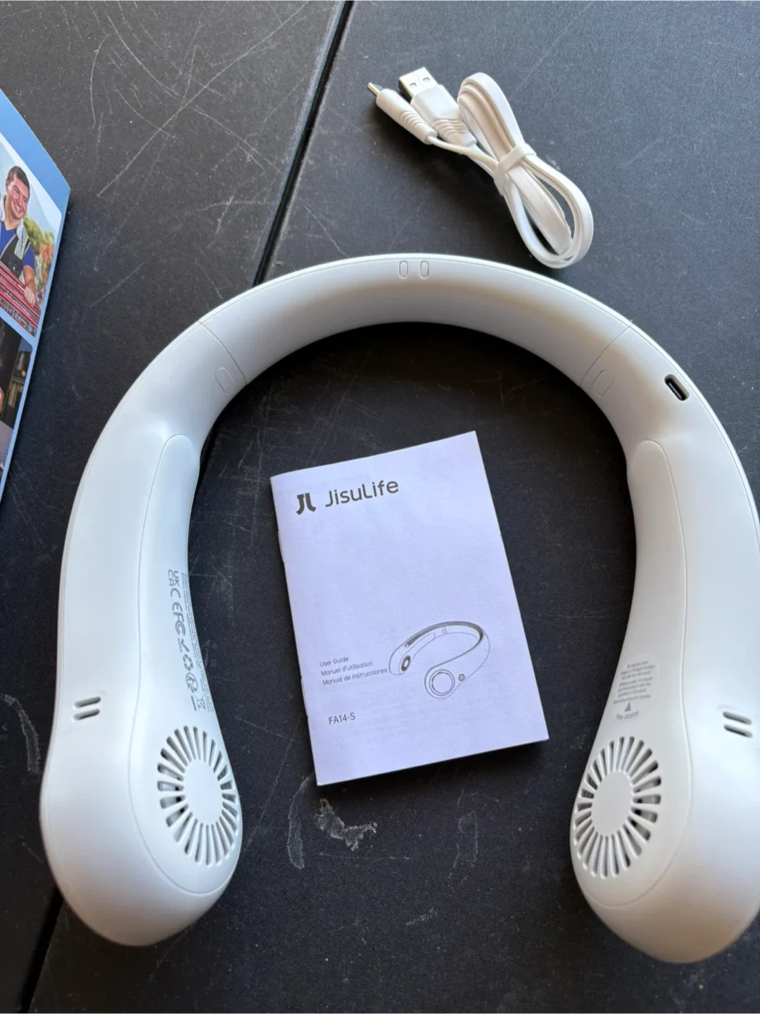 Jisulife FA14-S Rechargeable Neck Fan thumbnail