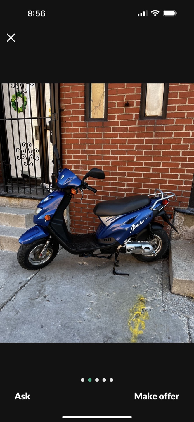 Blue Mosquito Scooter