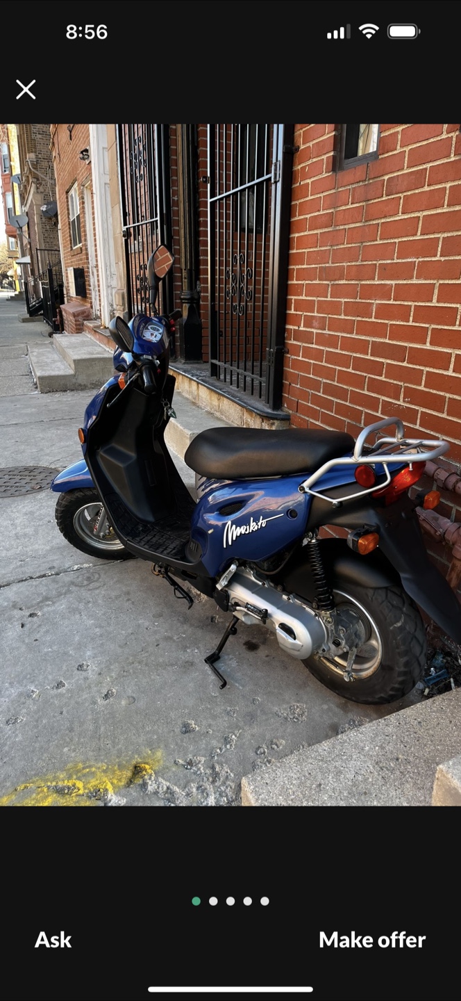 Blue Mosquito Scooter - photo 2