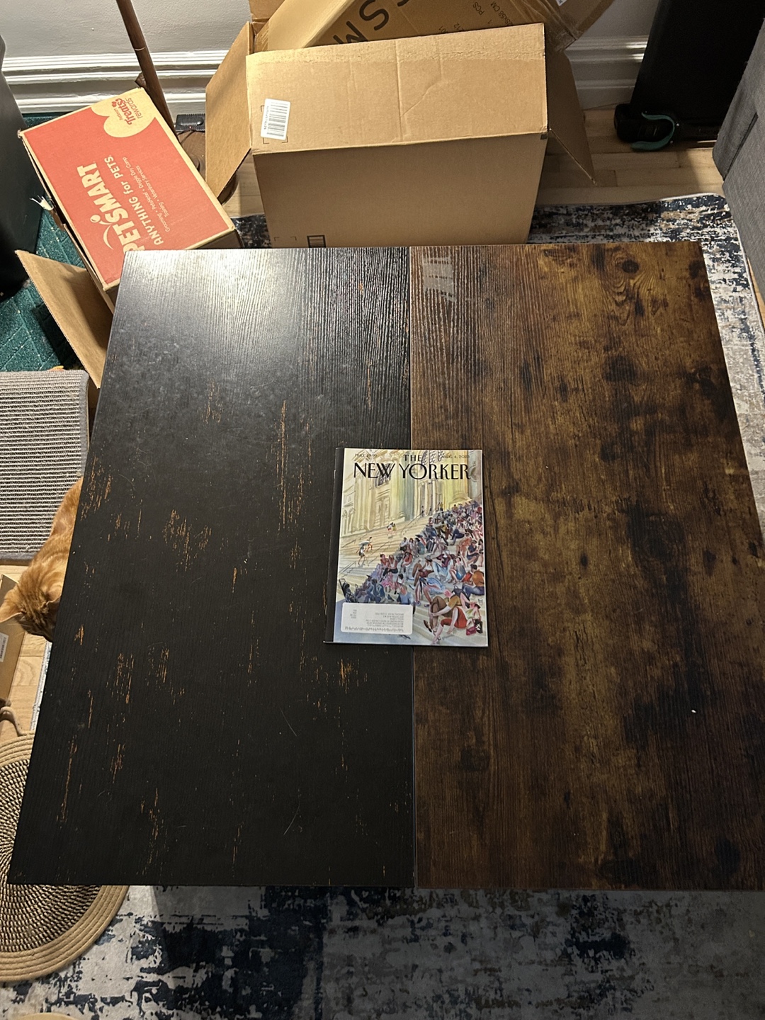 Lift Top Coffee Table - Dark Brown Wood - photo 2