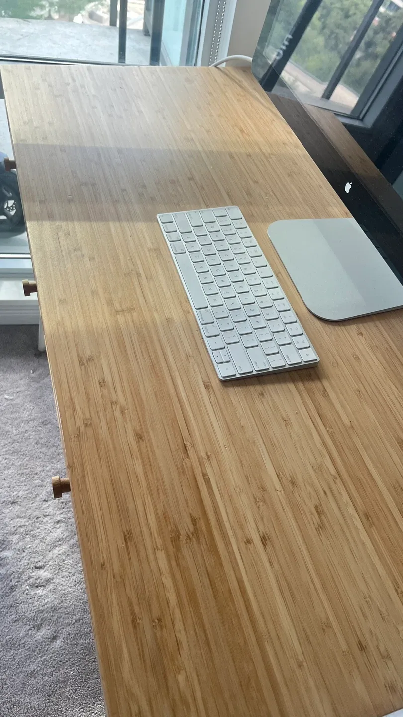 IKEA LILLÅSEN Bamboo Desk image indicator(4)