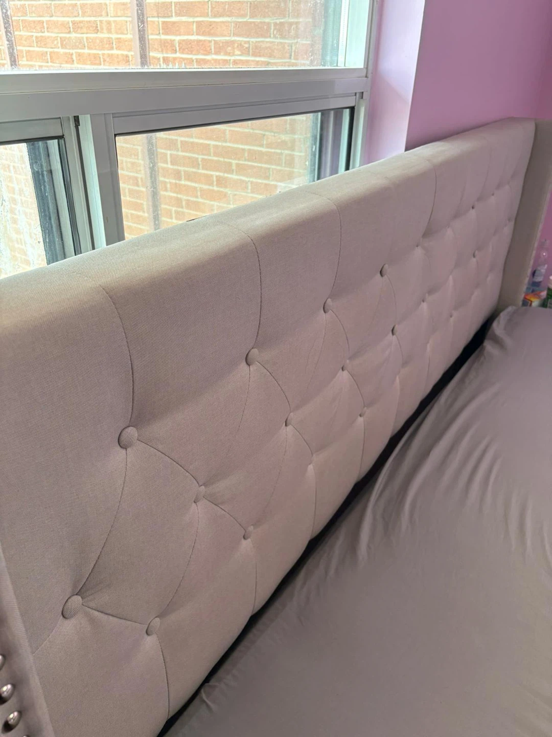 King bed with mattress and 2 box springs with headboard - photo 2