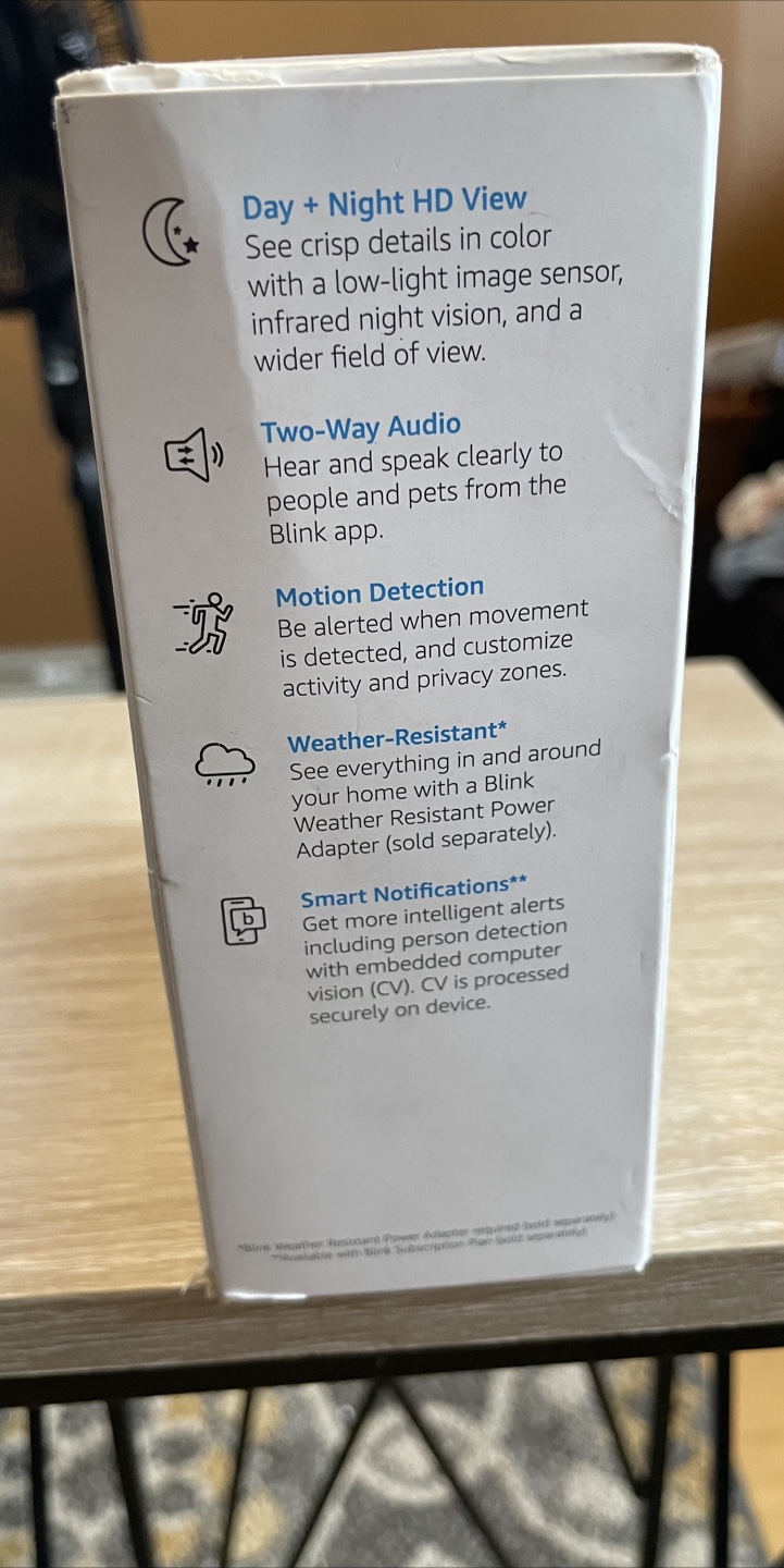 New blink mini 2 indoor / outdoor smart security camera - photo 3