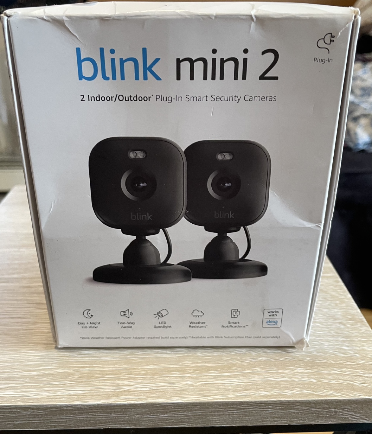 New blink mini 2 indoor / outdoor smart security camera