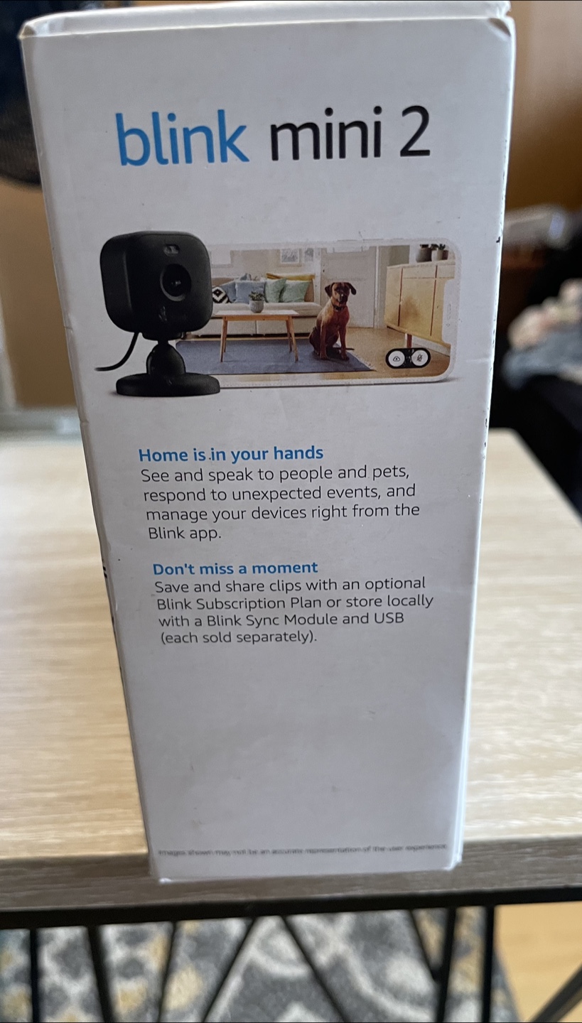New blink mini 2 indoor / outdoor smart security camera - photo 4
