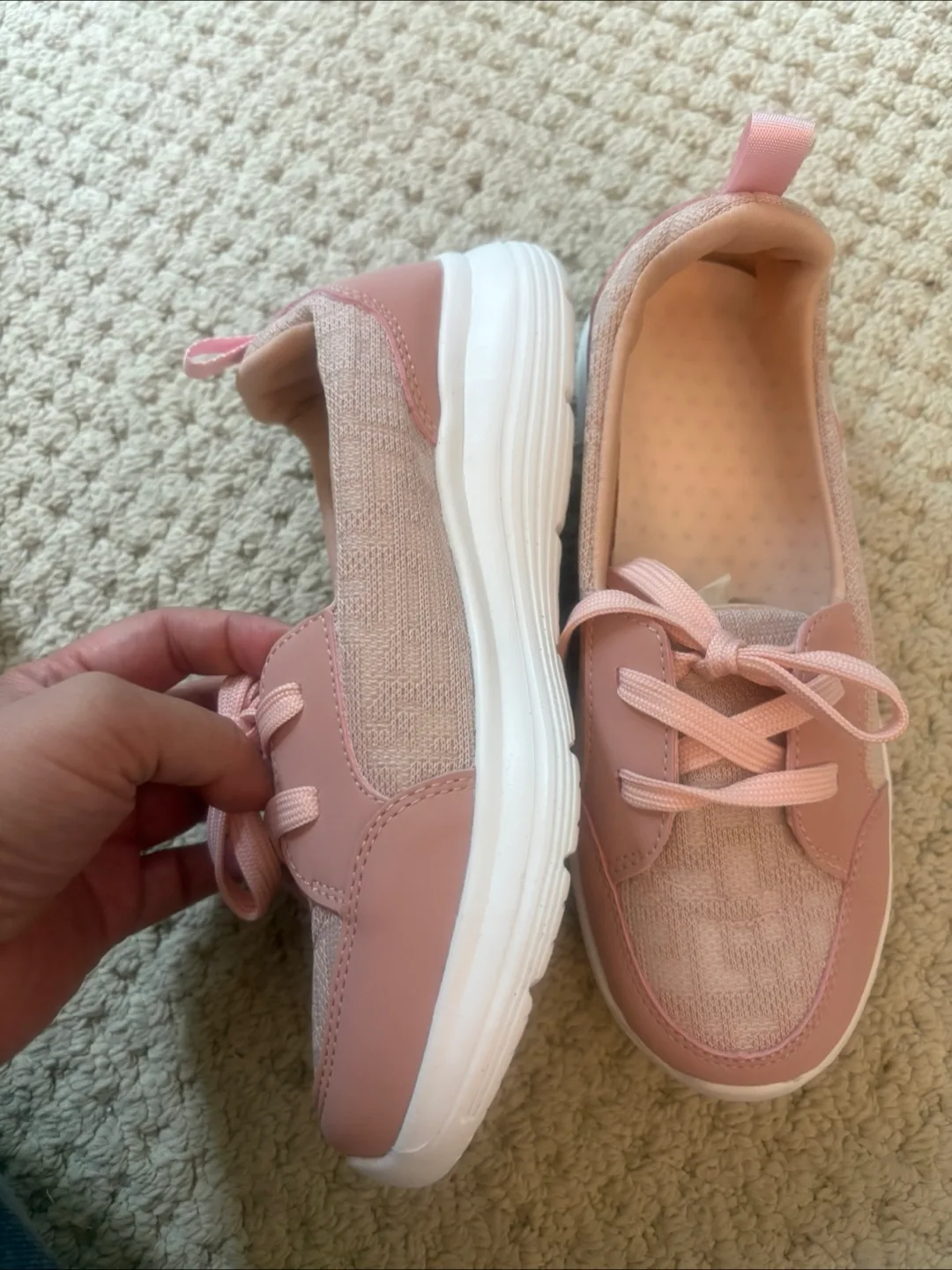 New Pink Slip-On Sneakers image indicator(3)